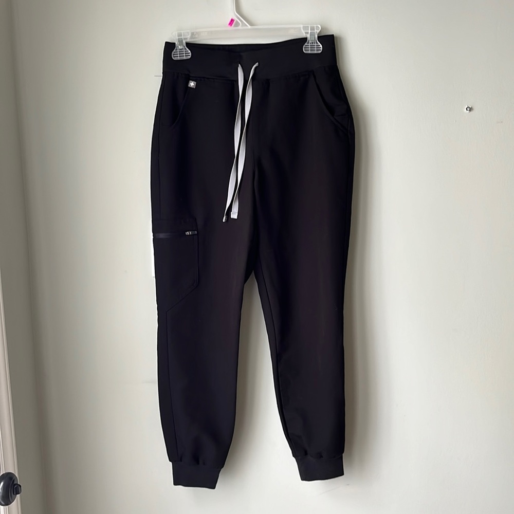 S petite high waisted figs joggers